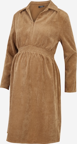 Attesa - Vestido en beige: frente