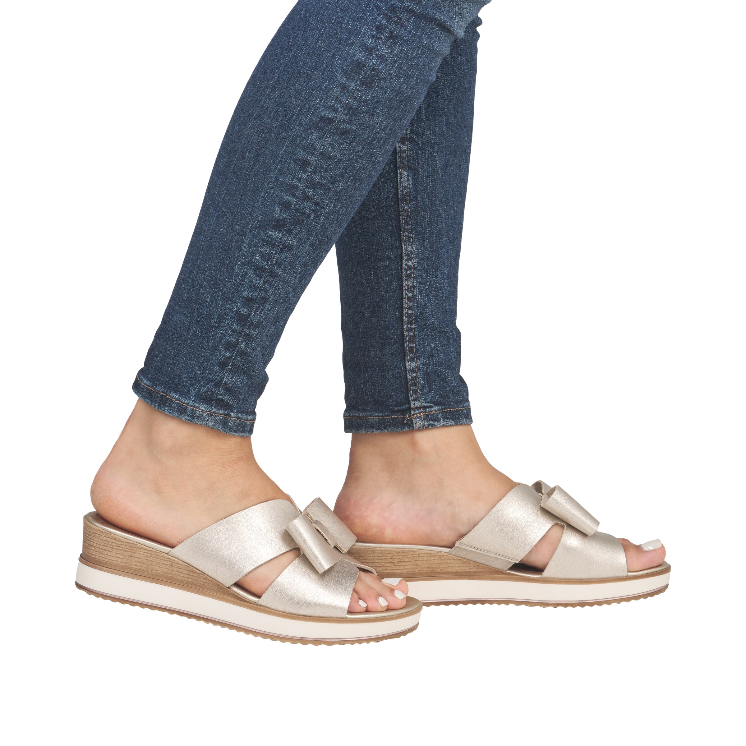 REMONTE Mules in Silver