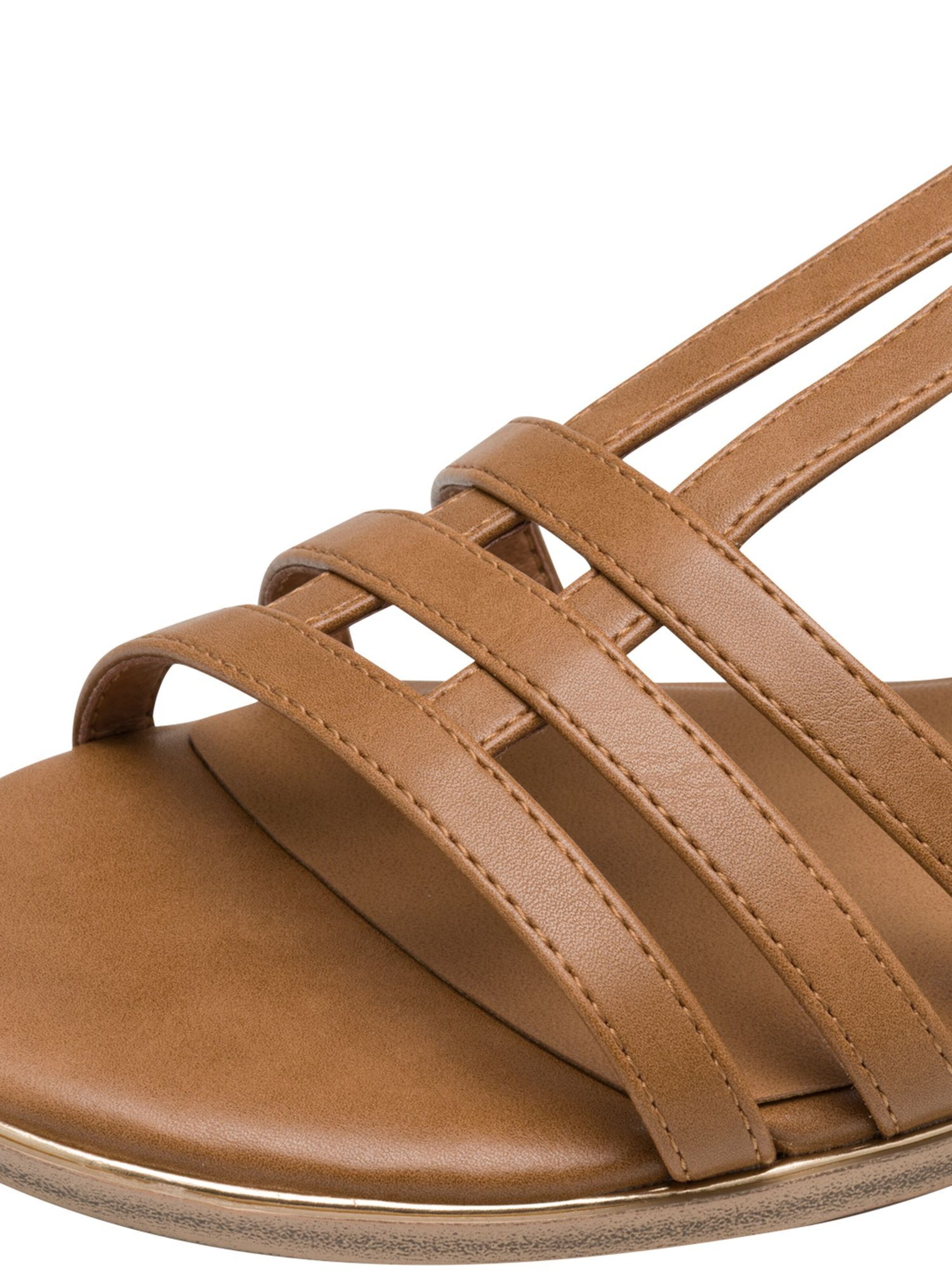 Sandales à lanières Tamaris en marron