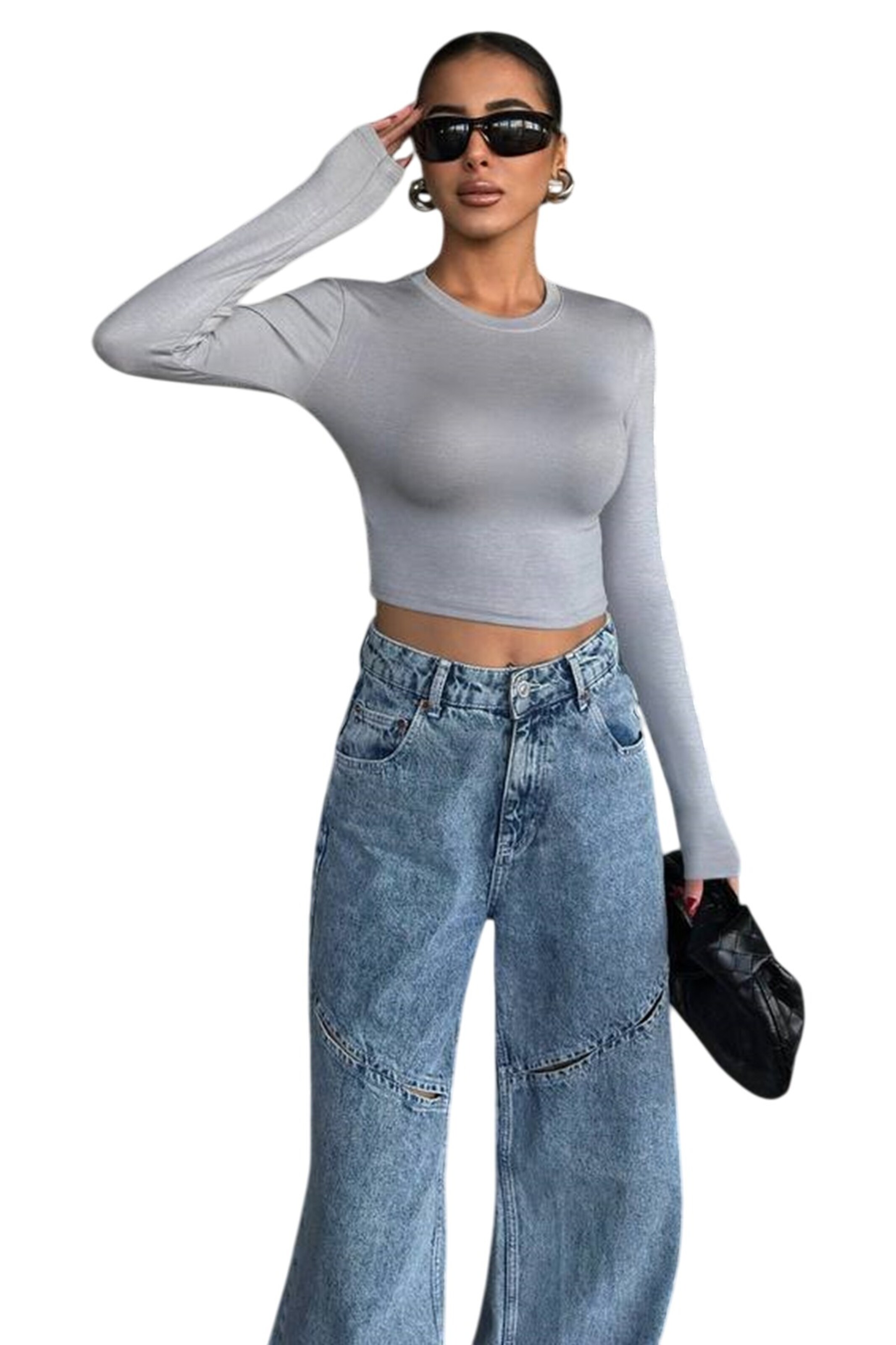 WOMAN VISION Shirt in Grijs