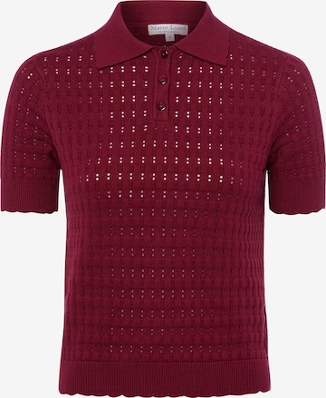 Pull-over Marie Lund en rouge : devant