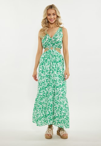 IZIA - Vestido de verão em verde: frente
