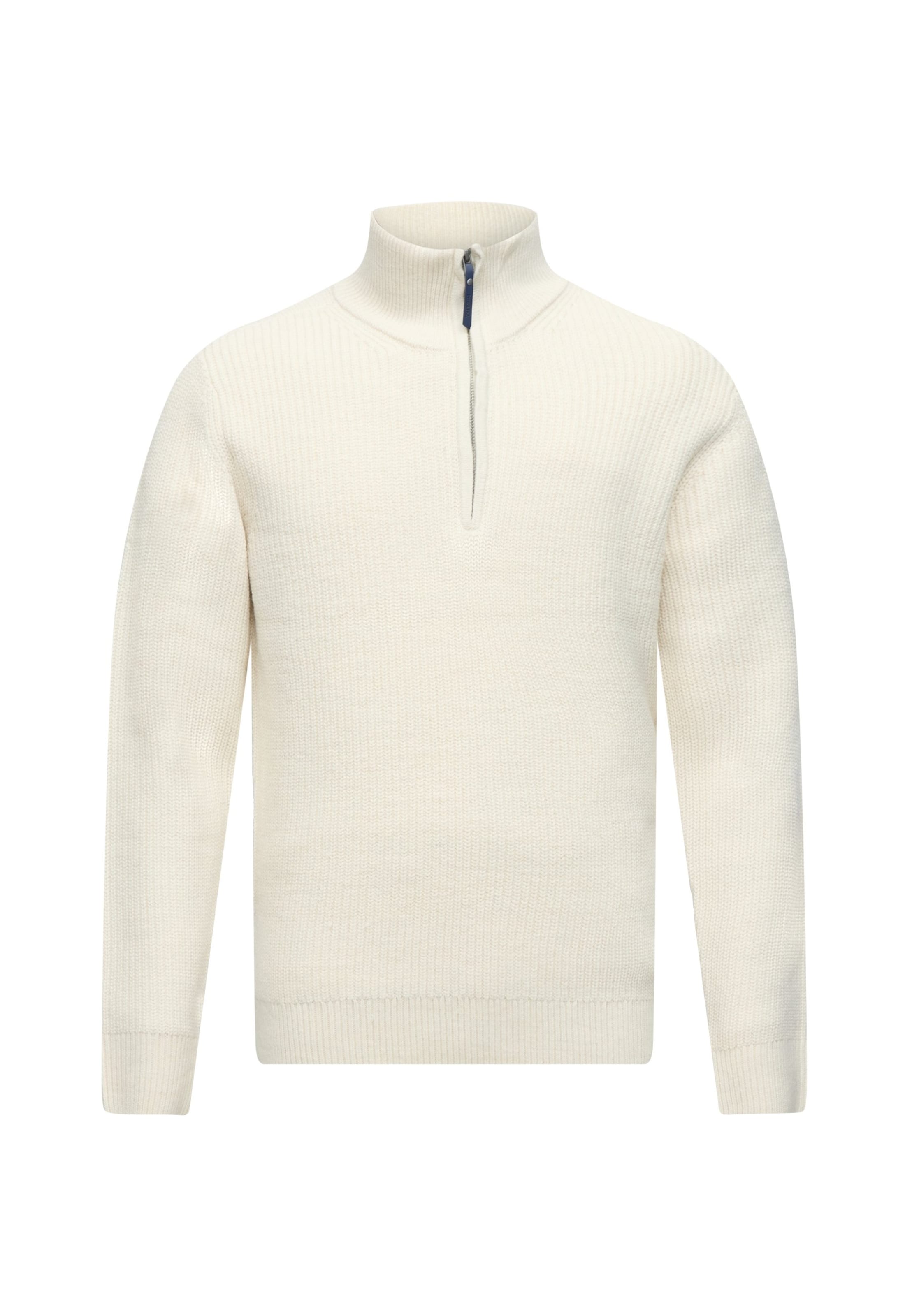 Petrol Industries Sweater in White: front