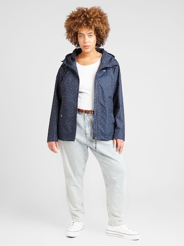 Ragwear Plus Between-Season Jacket 'MONADDE' in Blue