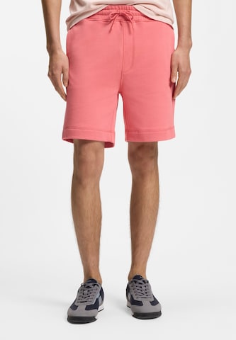 BOSS Regular Pants 'Sewalk' in Pink: front