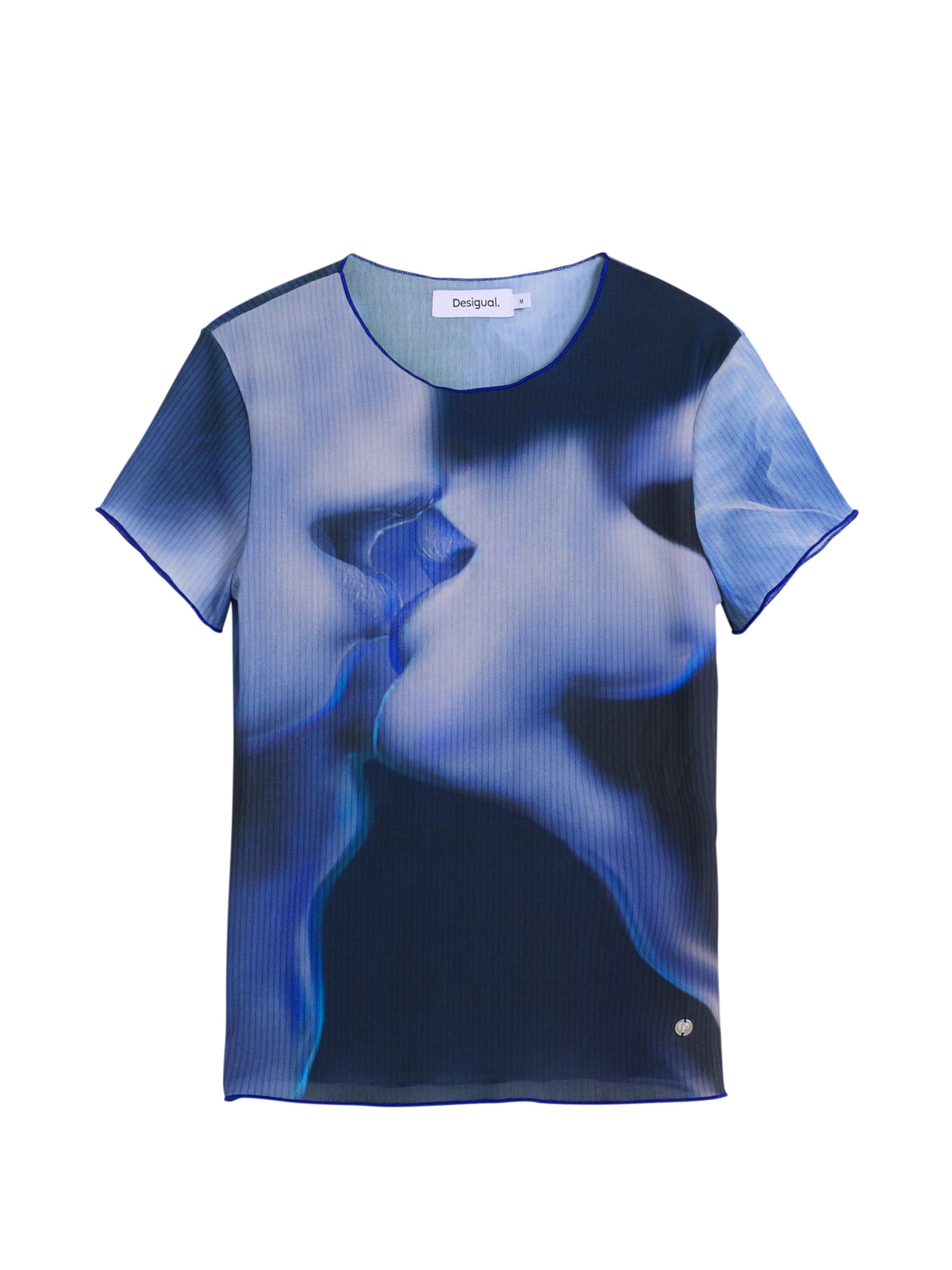 Desigual T-Shirt 'Kiss' in Blau: Vorderseite