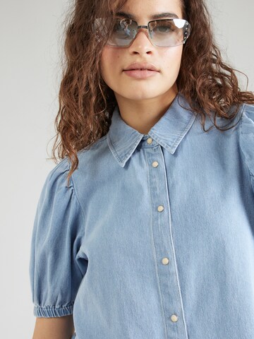 VERO MODA Bluse 'ABIGAIL' in Blau