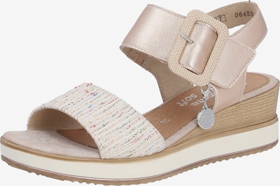 REMONTE Strap sandal in Beige / Blue / Green / Pink, Item view