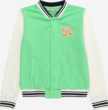 KIDS ONLY Sweatvest 'CONNIE' in Groen: voorkant