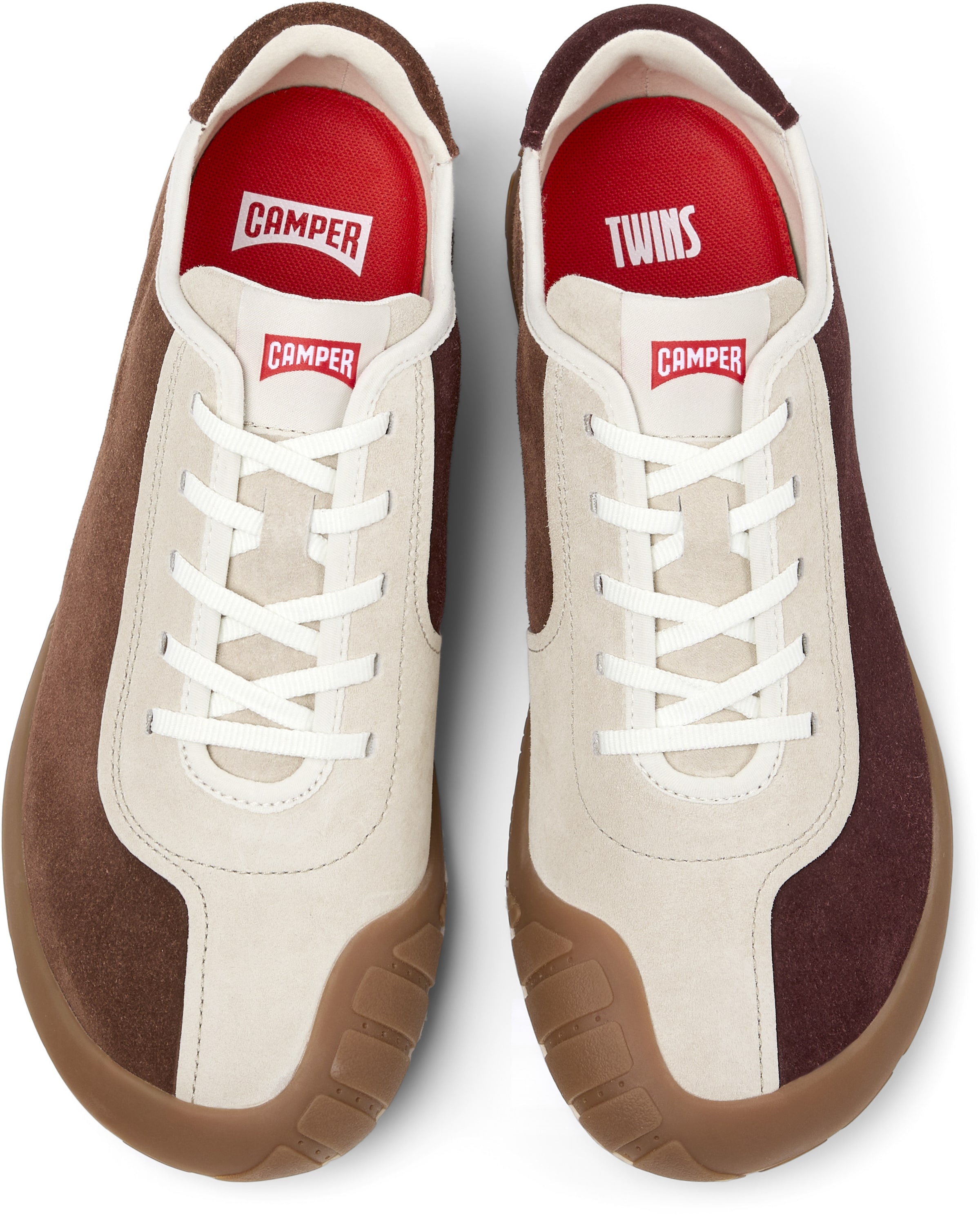 Baskets basses 'Peu Path  Twins' CAMPER en rouge