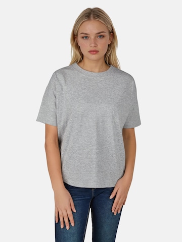salzhaut Shirt 'Leev' in Grau: Vorderseite