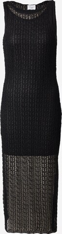 ABOUT YOU x Toni Garrn Knitted dress 'Giselle' in Black: front