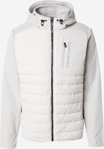 Veste mi-saison 'Fitness Challenge' CAMP DAVID en blanc : devant
