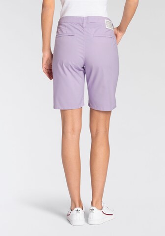 MAC Slimfit Hose in Lila