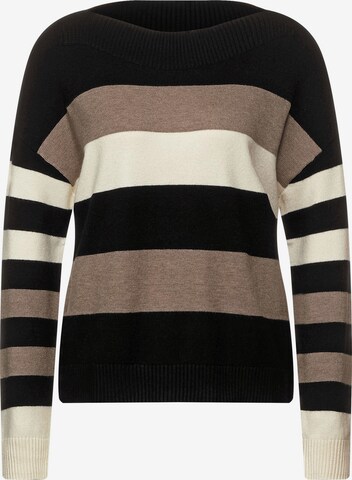 STREET ONE Sweater in Black: front