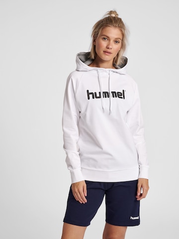 Hummel Sports sweatshirt in White: front