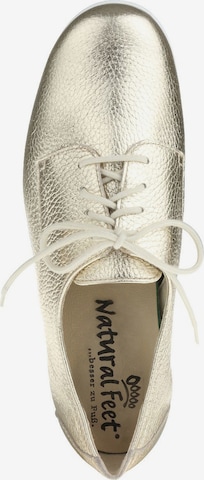 Natural Feet Lace-Up Shoes 'Sandra' in Gold