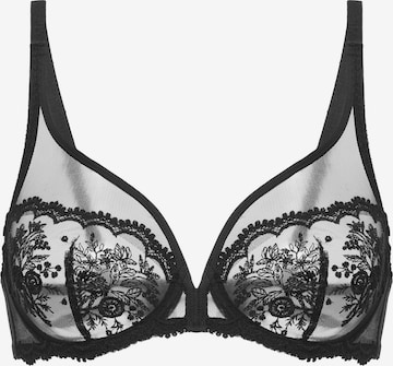 Simone Perele T-Shirt BH 'Intrigue' in Schwarz: Vorderseite