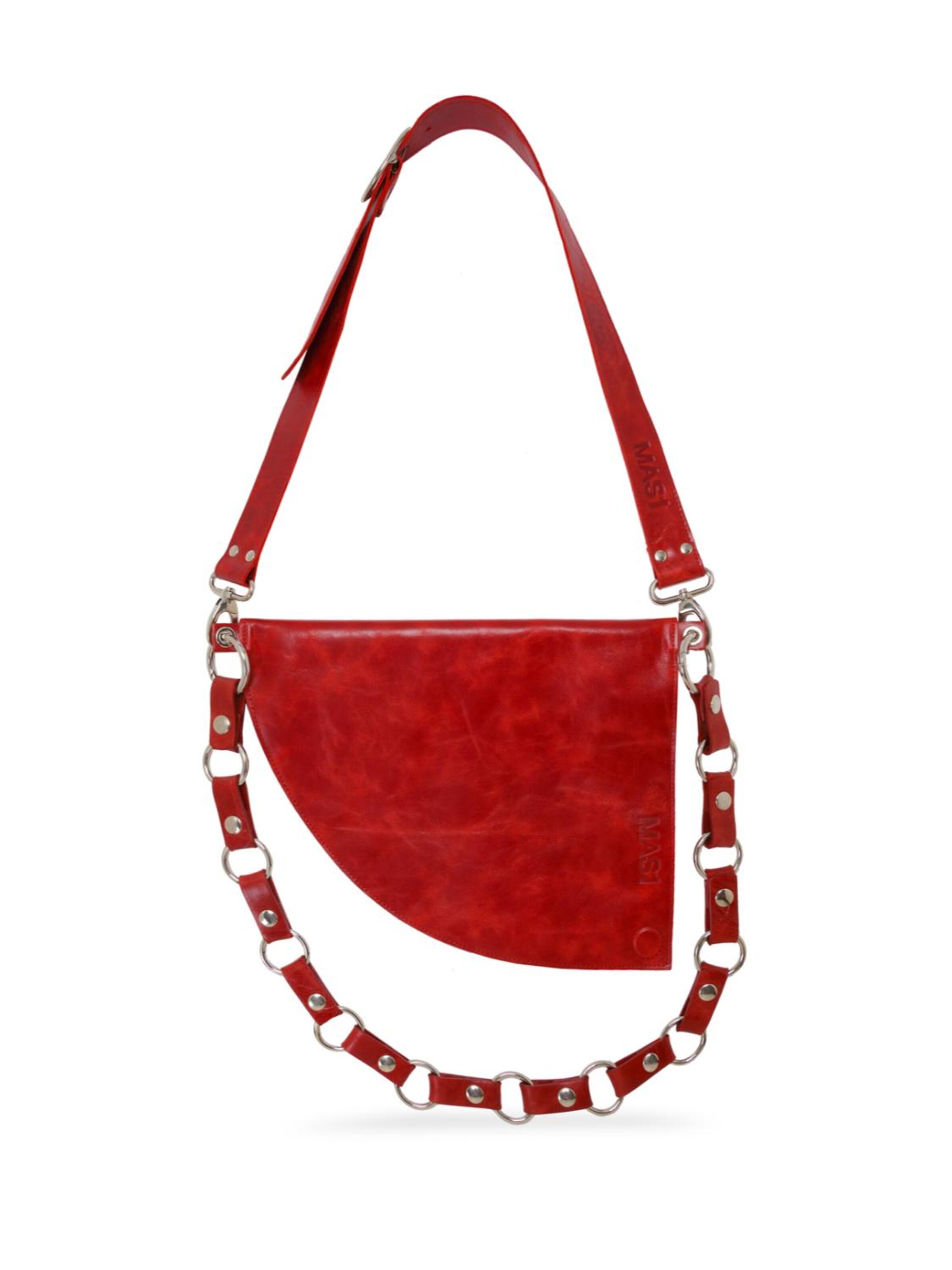 MAS1 Shoulder Bag 'D Bag x Duo' in Red