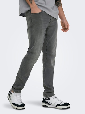 Only & Sons Slimfit Τζιν 'ONSLoom' σε μαύρο