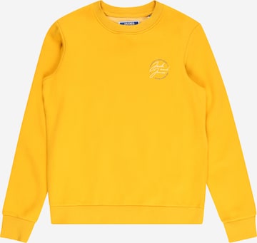 Jack & Jones Junior Sweatshirt 'Jerry' in Yellow: front