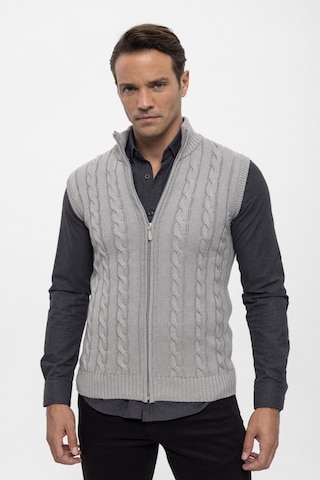 Gilet Felix Hardy en gris : devant