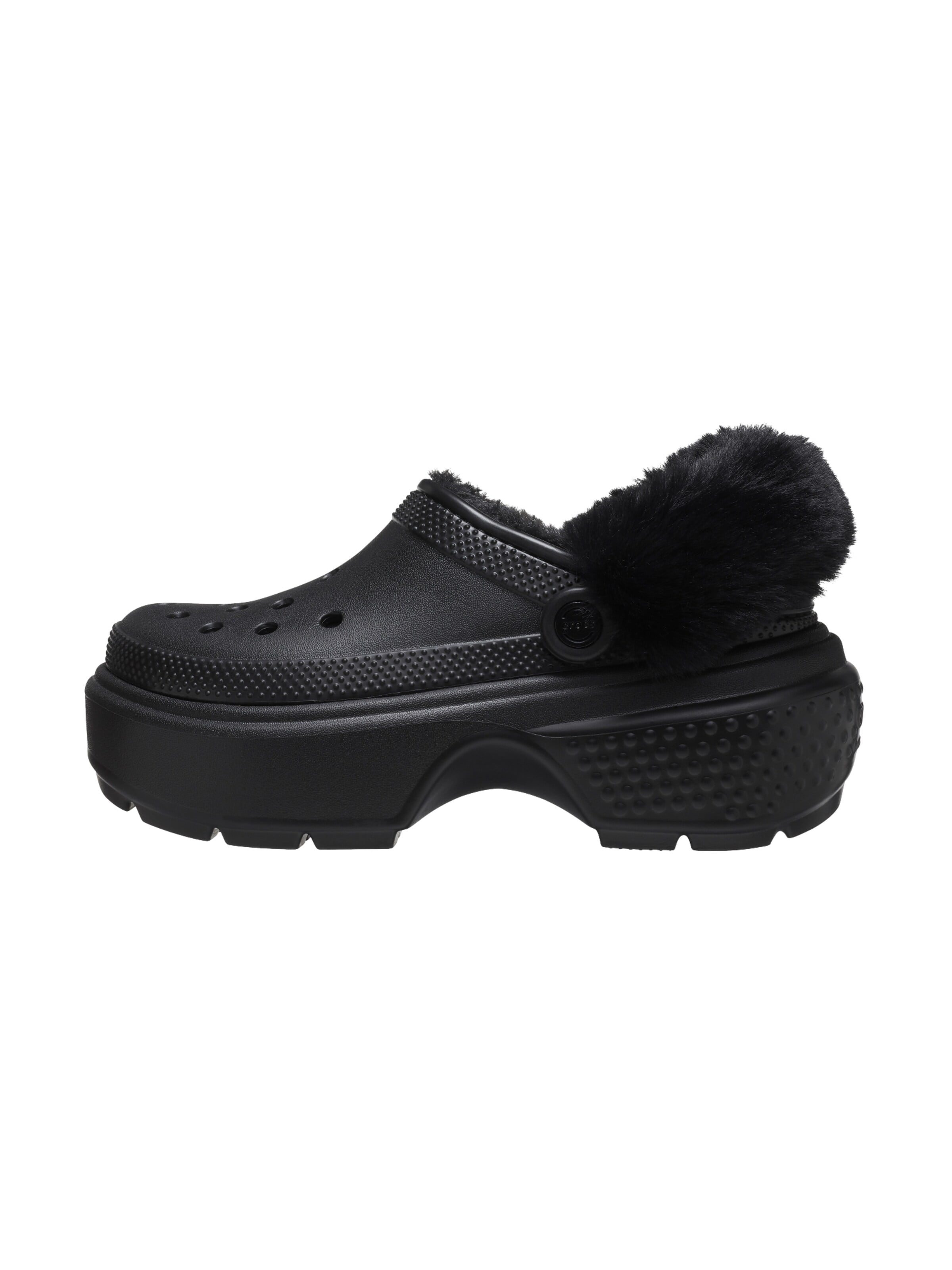 Crocs - Zuecos en negro: frente