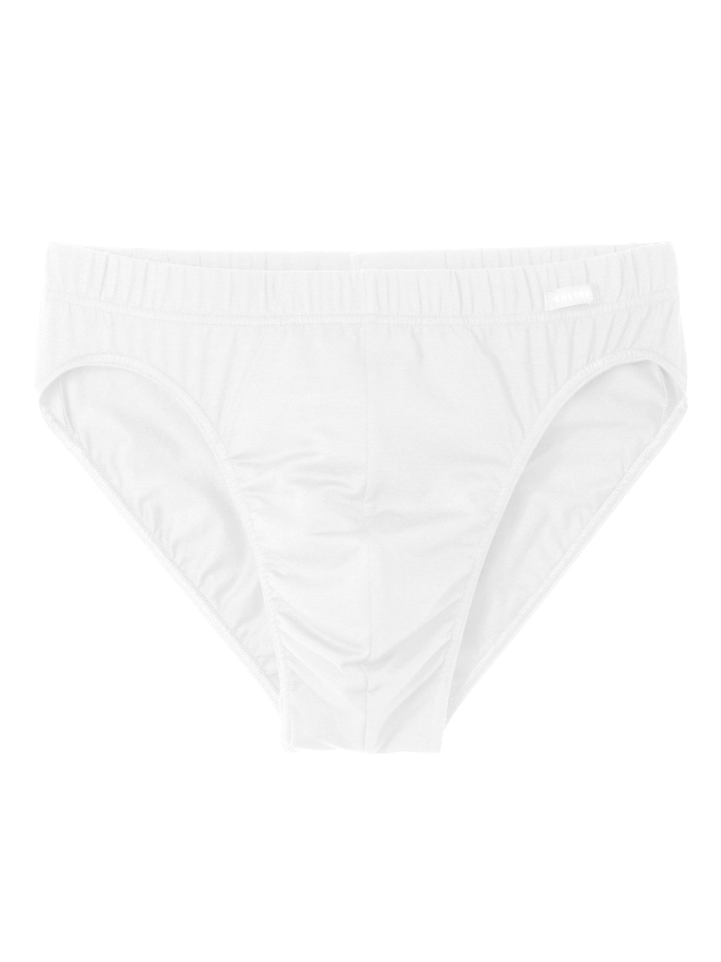 Slip 'Evolution' di CALIDA in bianco: frontale