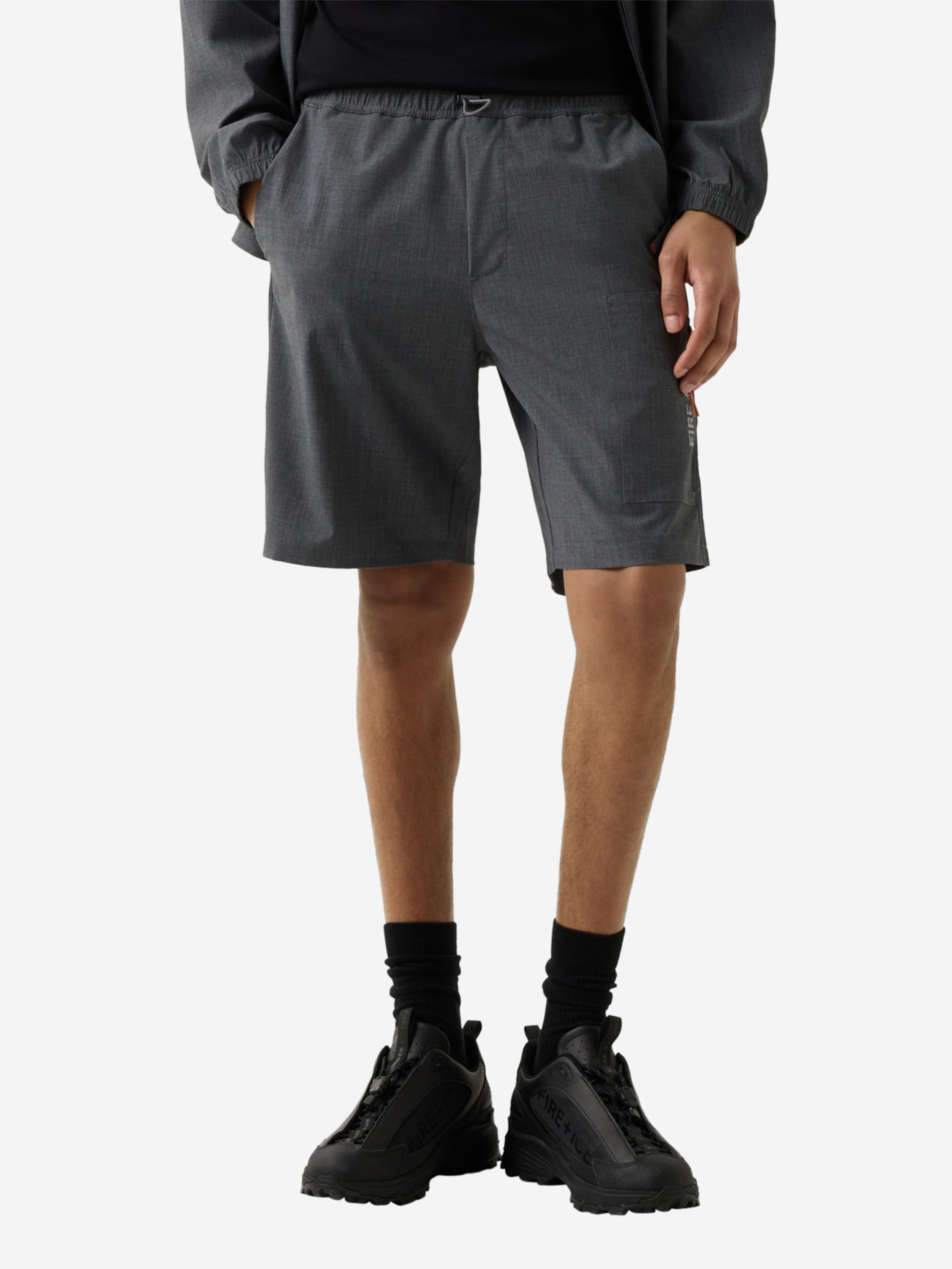 Bogner Fire + Ice Regular Sportshorts 'Pavel' in Grau: Vorderseite
