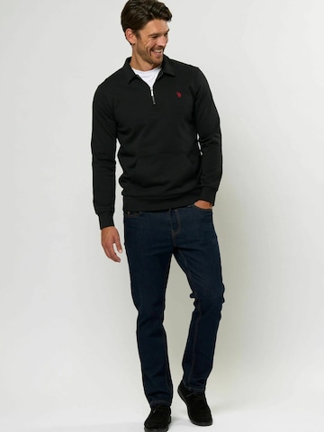 U.S. POLO ASSN. Trui 'Theodor' in Zwart