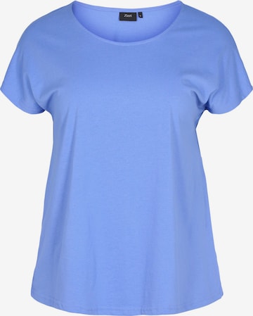 Zizzi Тениска 'Mkatja' в синьо: отпред