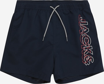 Shorts de bain 'Fiji' Jack & Jones Junior en bleu : devant