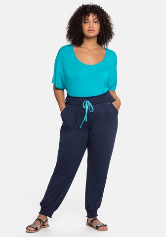 SHEEGO Tapered Broek in Blauw