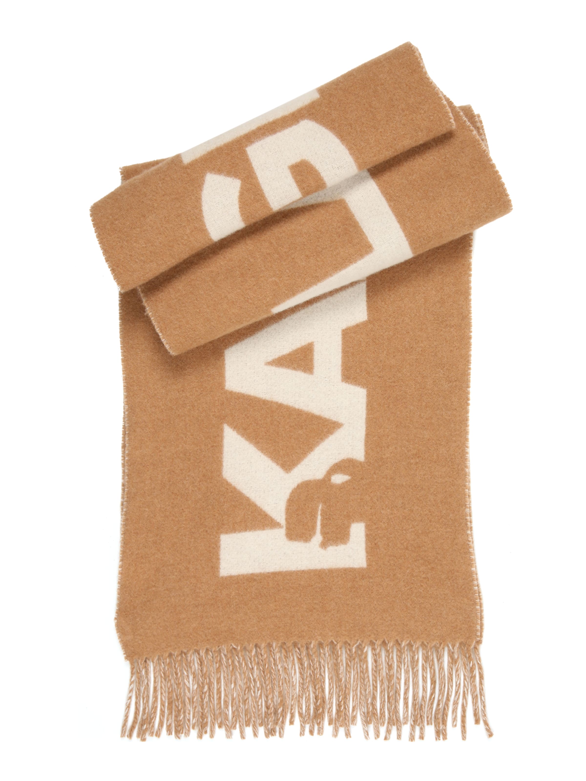 Karl Lagerfeld Sjaal &#x27;ESSENTIAL&#x27; in Bruin: voorkant