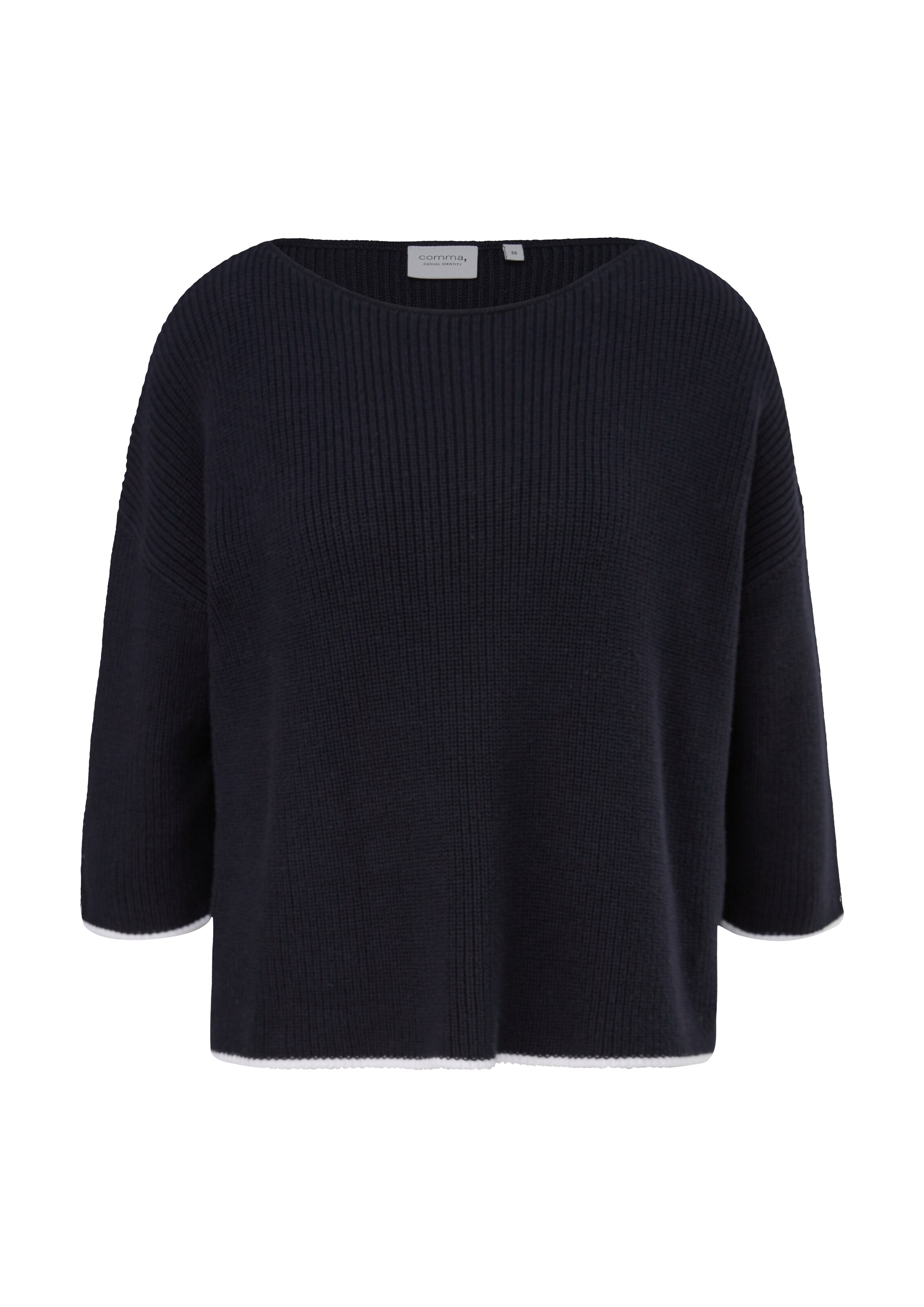 comma casual identity Sweater in Blue: front