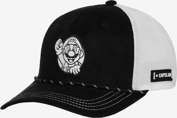 Casquette 'Capslab Super Mario Trucker Cap' Capslab en noir : devant