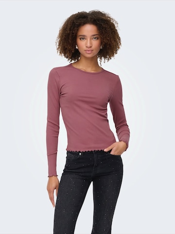 ONLY Μπλουζάκι 'ONLINA' σε ροζ