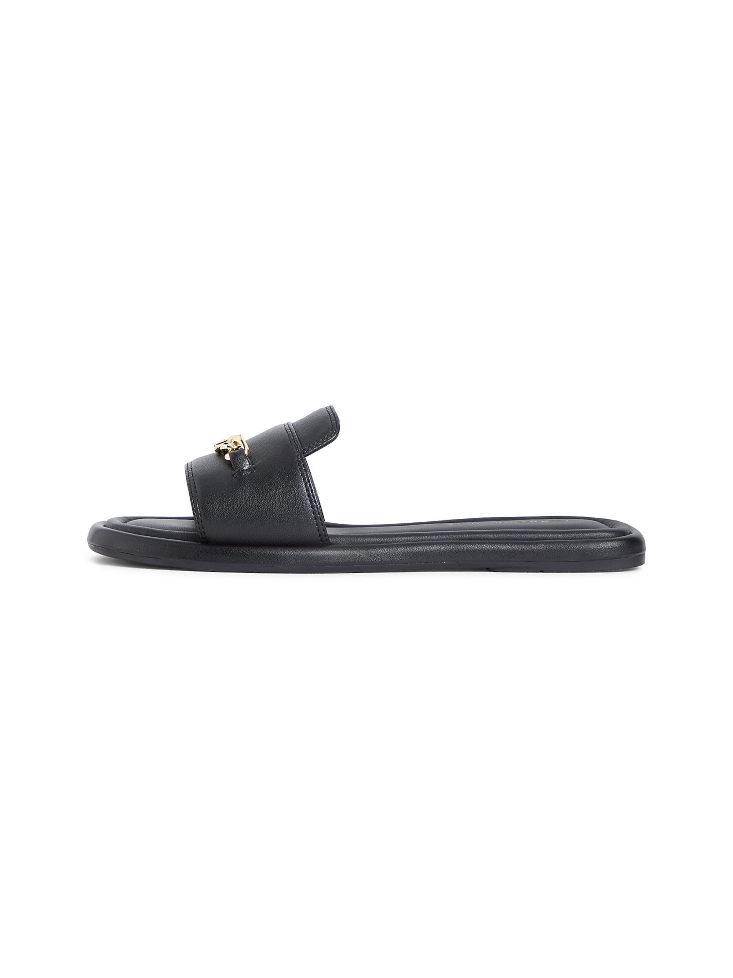 TOMMY HILFIGER Mule in Gold / Black, Item view