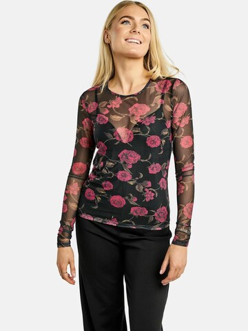 Haut ' MESH ' Liberte Essentiel en noir : devant