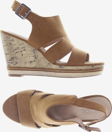 NEW LOOK Sandals & High-Heeled Sandals in 37 in Brown: front