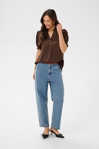 SAINT TROPEZ Bluse 'Panan' in Braun