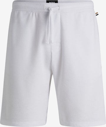 BOSS Pajama pants in White: front