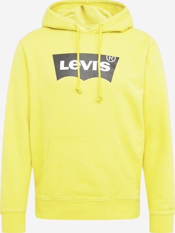 LEVI'S ® Sweatshirt 'Standard Graphic Hoodie' in Yellow: front