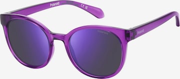 Lunettes de soleil Polaroid en violet : devant