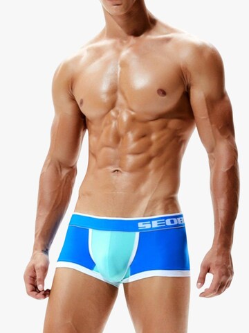 SEOBEAN Boxer shorts 'Nylon Trunk' in Blue: front