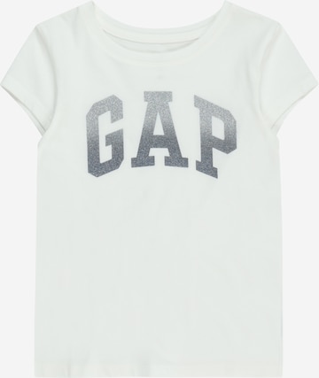 T-Shirt GAP en blanc : devant