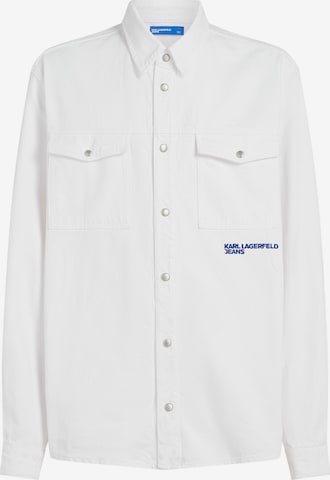 KARL LAGERFELD JEANS Comfort Fit Paita värissä valkoinen: etupuoli