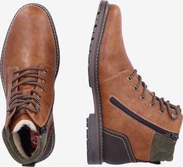 Rieker Lace-Up Boots ' 13741 ' in Brown