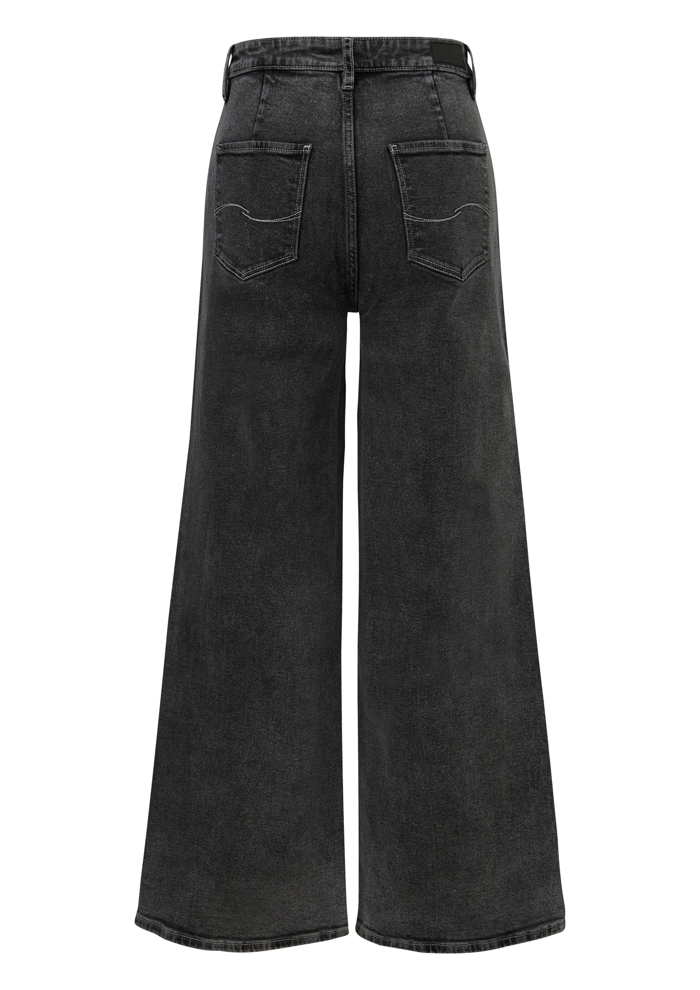 QS Wide Leg Jeans 'Catie' in Grau