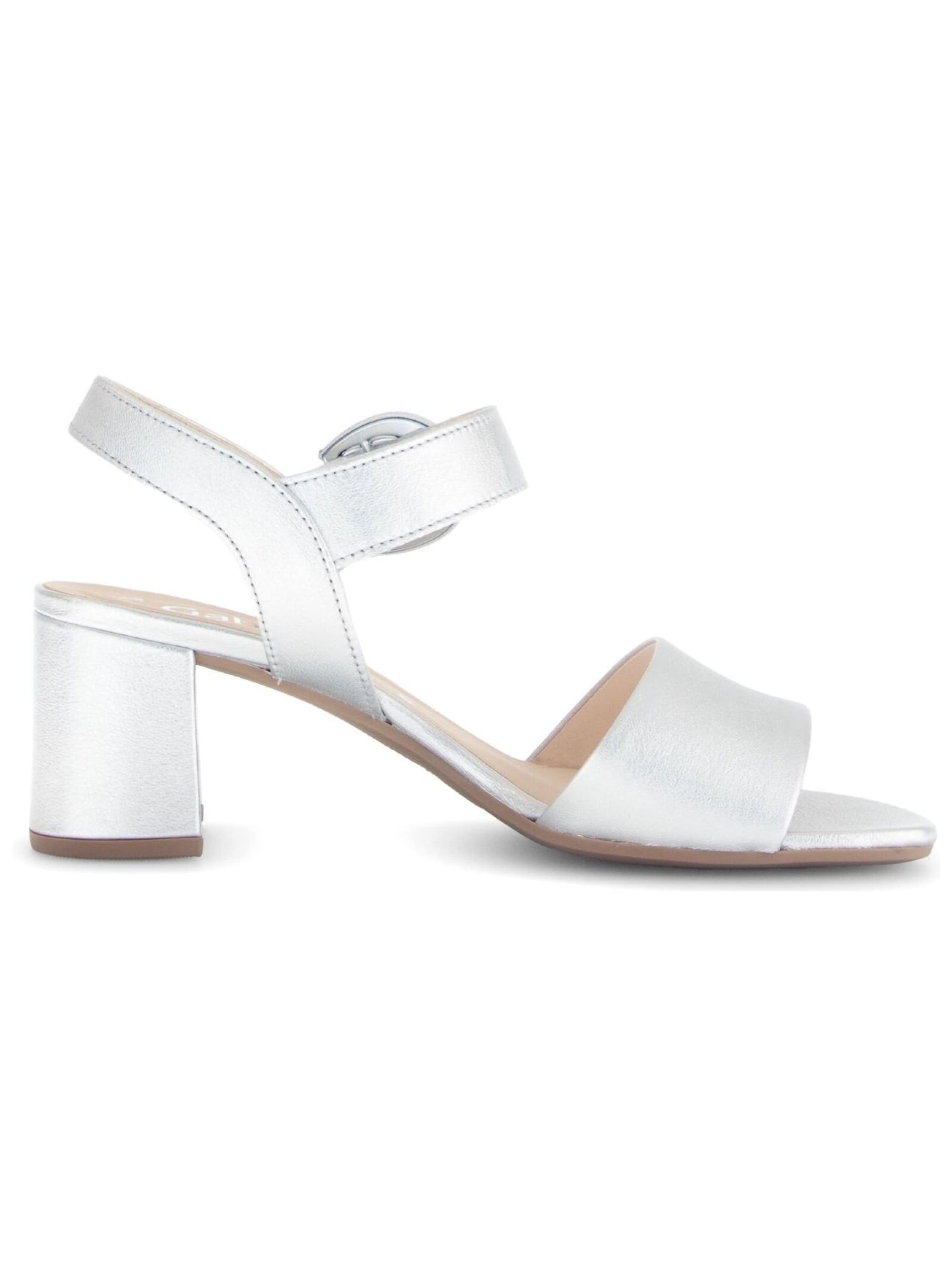 GABOR Sandale in Silber